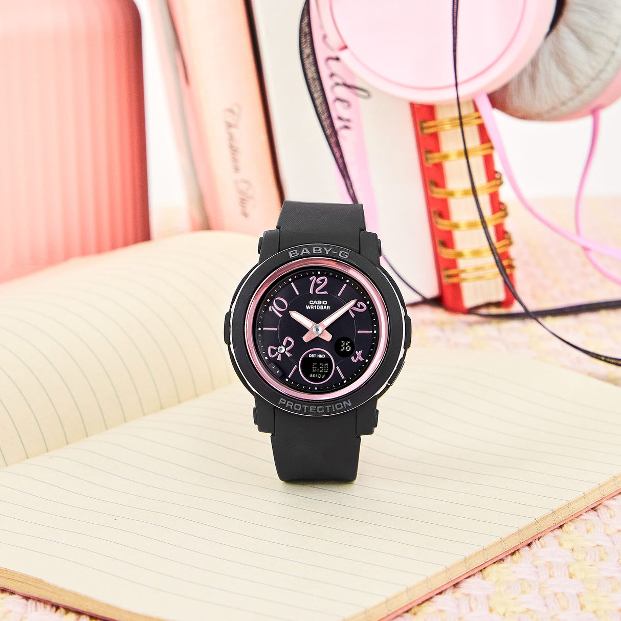 BGA-290RA-1A Reloj Baby-G de dama pulsera de caucho