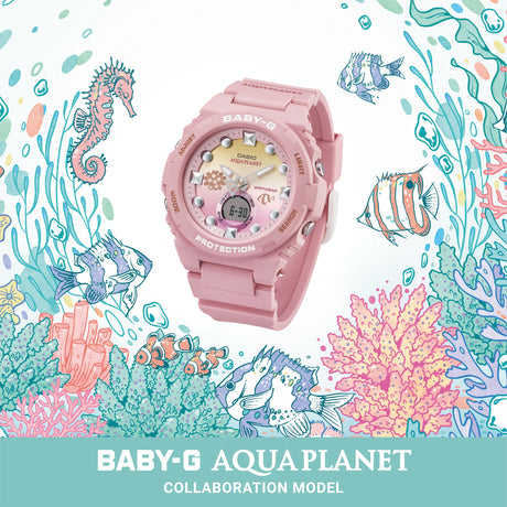 BGA-320AQ-4A Baby-G Reloj para Mujer Aqua Planet