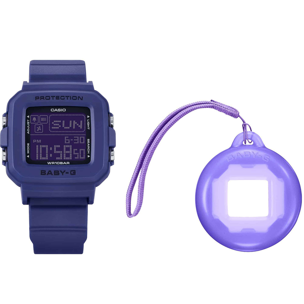 BGD-10K-2 Reloj Baby-G Digital para Dama Correa de Caucho