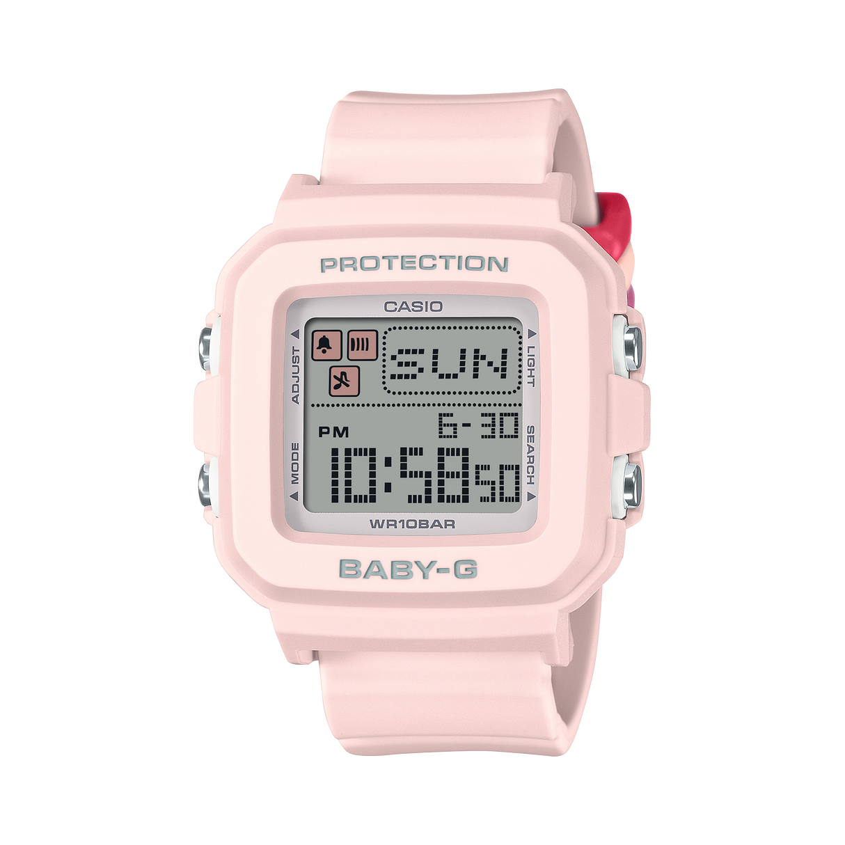 BGD-10L-4 Baby-G Reloj de dama correa de caucho