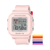 BGD-10L-4 Baby-G Reloj de dama correa de caucho
