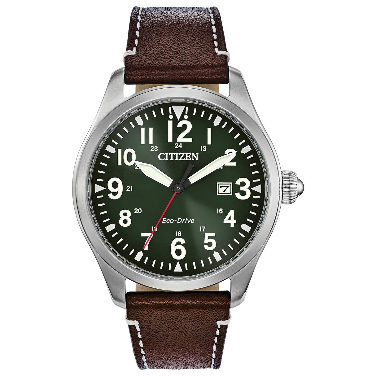 BM6838-09X Citizen Garrison de hombre pulsera de piel