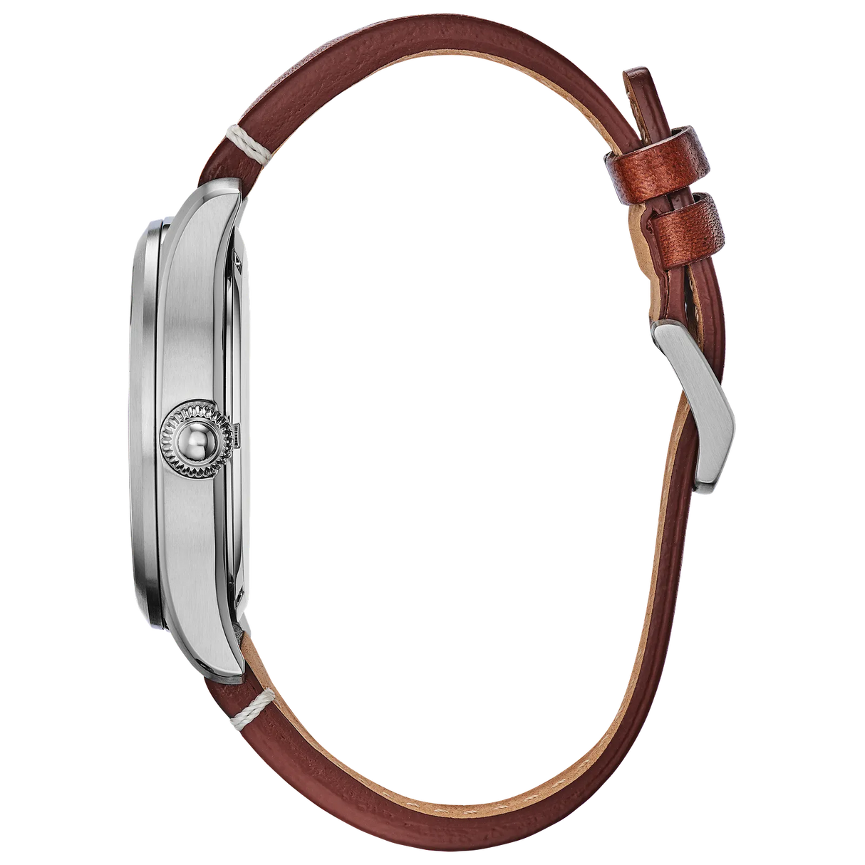 BM6838-17L Citizen Garrison de caballero pulsera de cuero