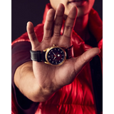 BM6992-09W Citizen Tony Stark Marvel Edition pulsera de cuero