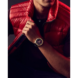BM6992-09W Citizen Tony Stark Marvel Edition pulsera de cuero