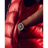 BM6992-09W Citizen Tony Stark Marvel Edition pulsera de cuero