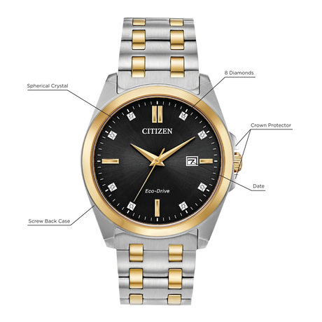 BM7107-50E Citizen Peyten de caballero pulsera de metal