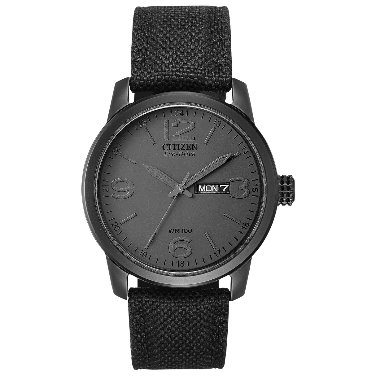 BM8475-00F Citizen Garrison de hombre pulsera de tela