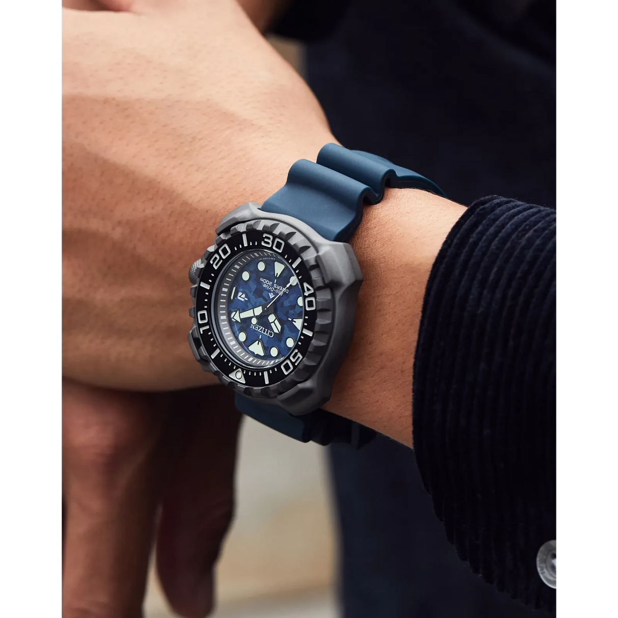 BN0227-09L Citizen Promaster de caballero pulsera de resina