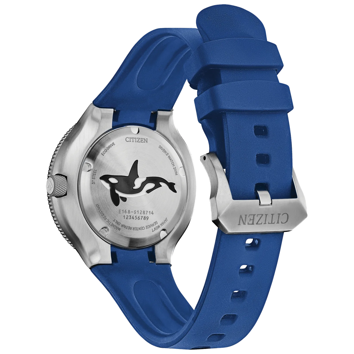 BN0238-02L Citizen Promaster Dive Blue Orca de hombre pulsera de caucho