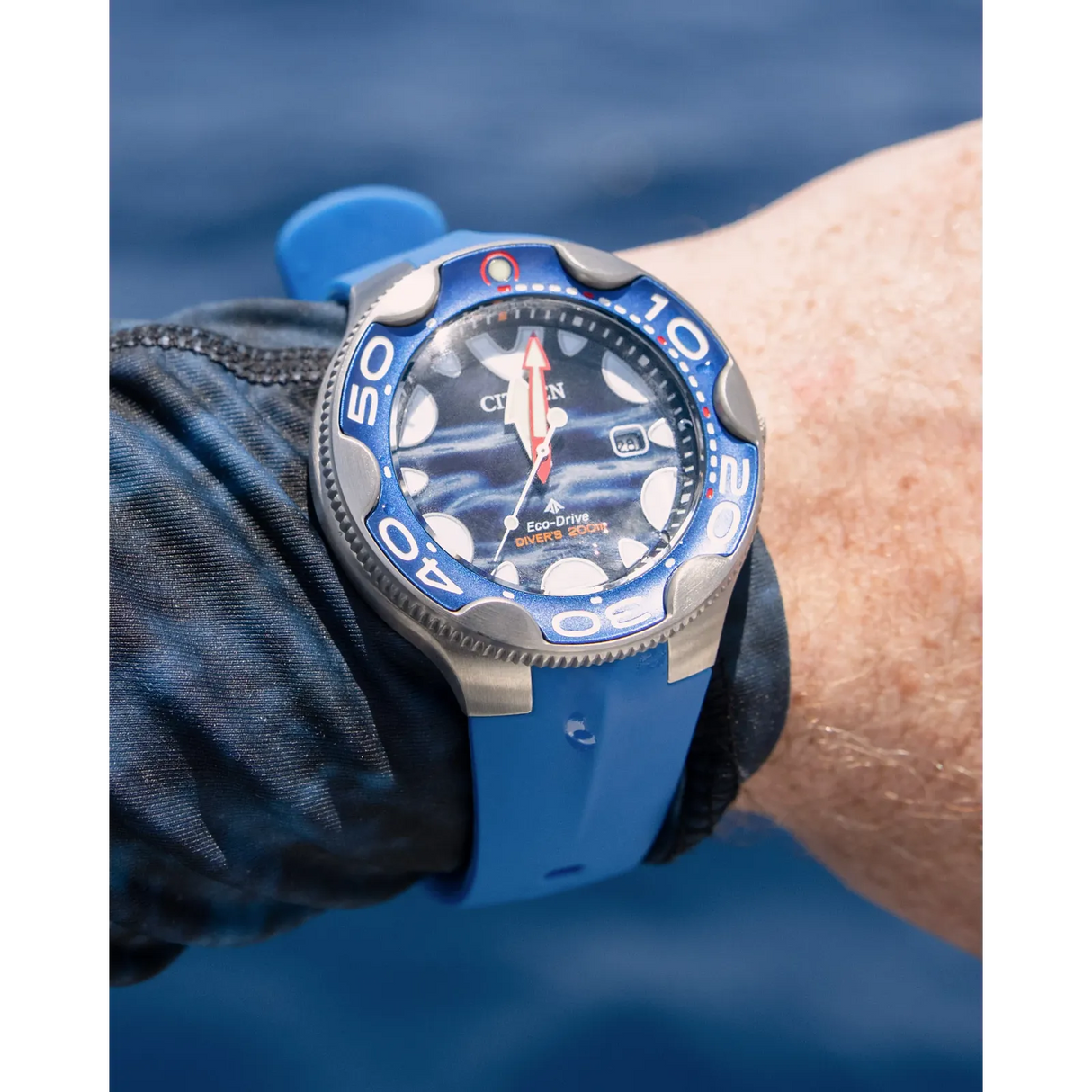 BN0238-02L Citizen Promaster Dive Blue Orca de hombre pulsera de caucho