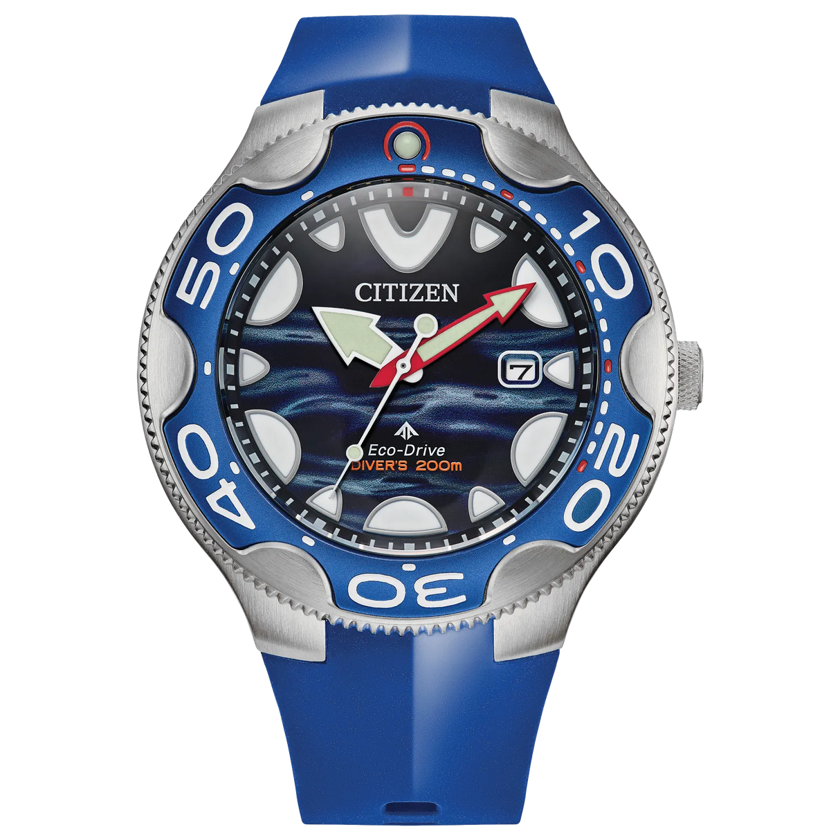 BN0238-02L Citizen Promaster Dive Blue Orca de hombre pulsera de caucho
