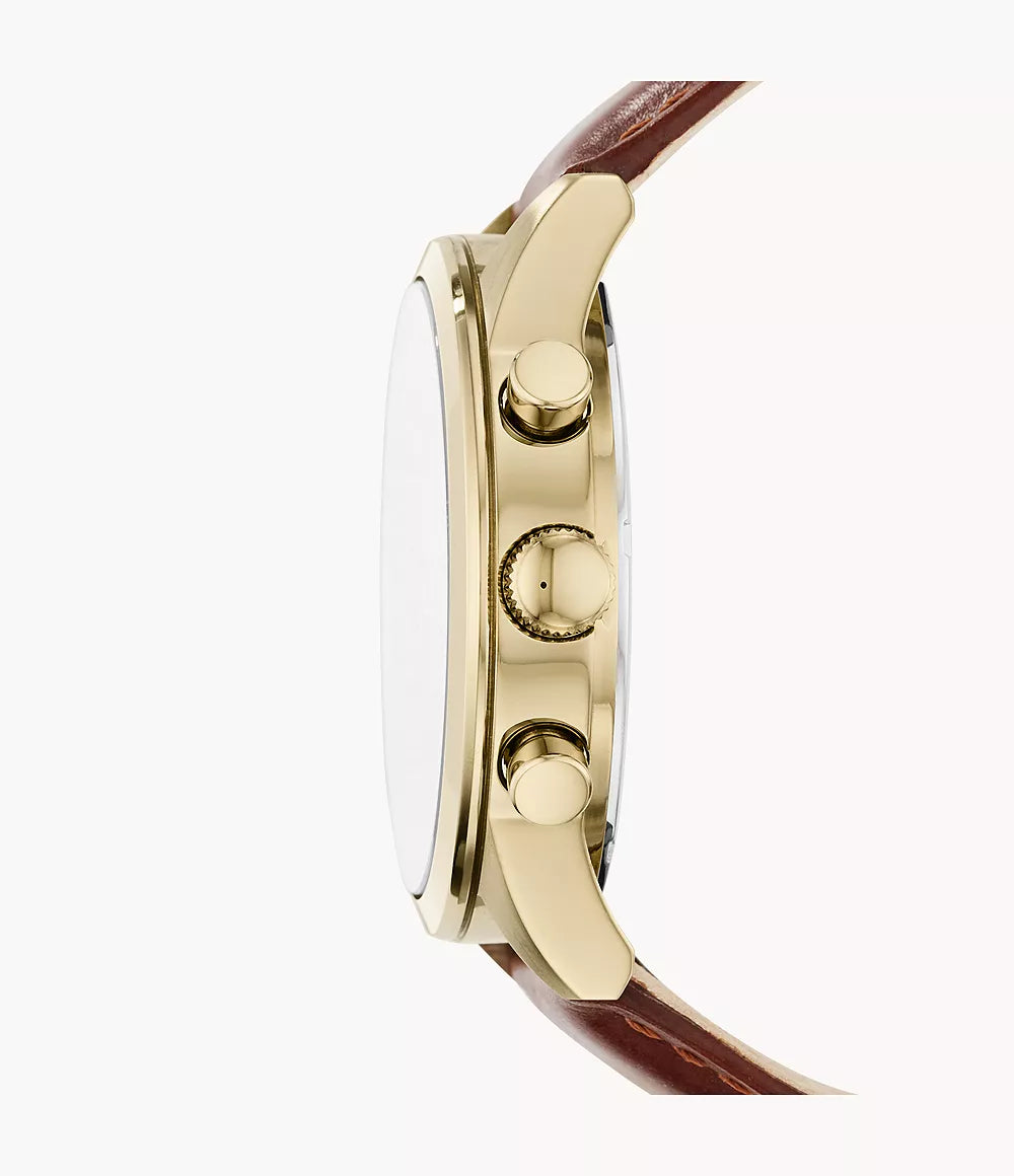 BQ2261 Fossil Flynn de caballero pulsera de piel