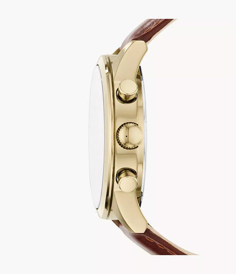 BQ2261 Fossil Flynn de caballero pulsera de piel