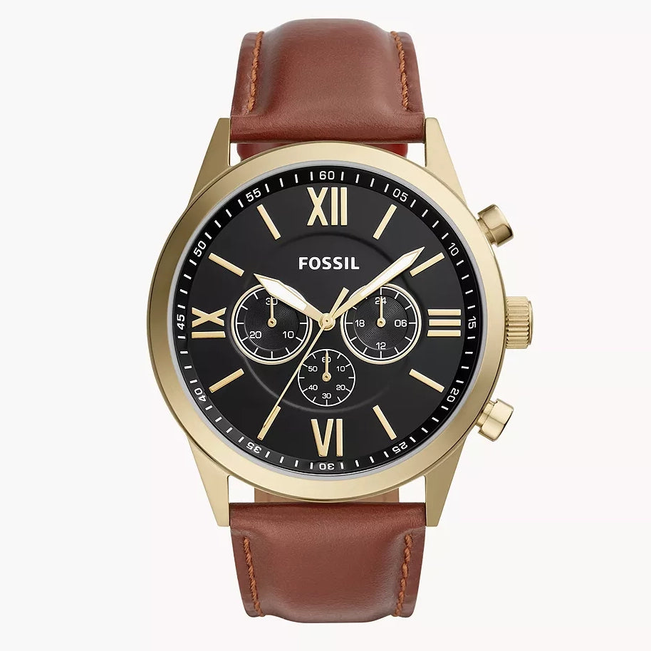 BQ2261 Fossil Flynn de caballero pulsera de piel