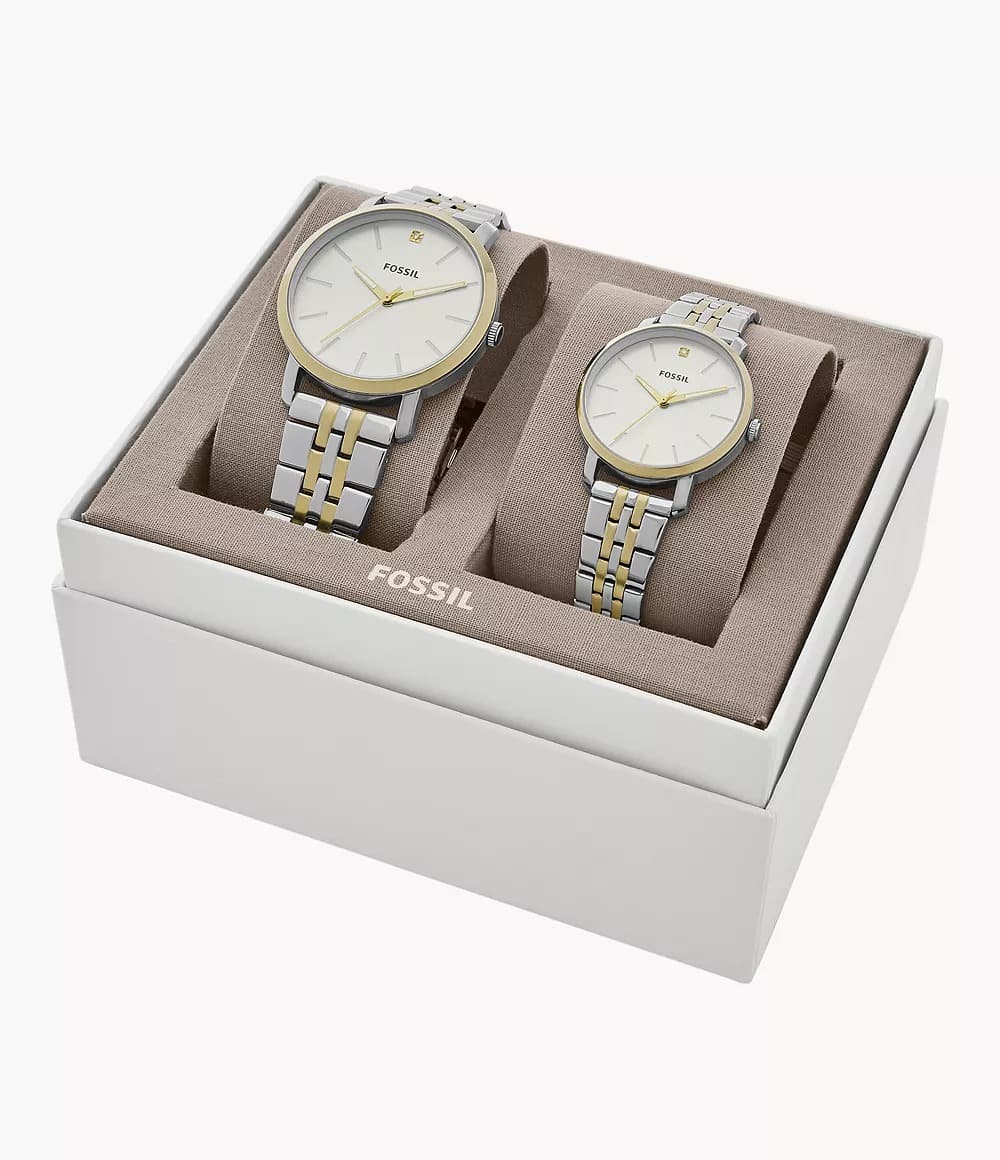 BQ2467SET Fossil Lux Luther Set de Relojes para Hombre y Mujer