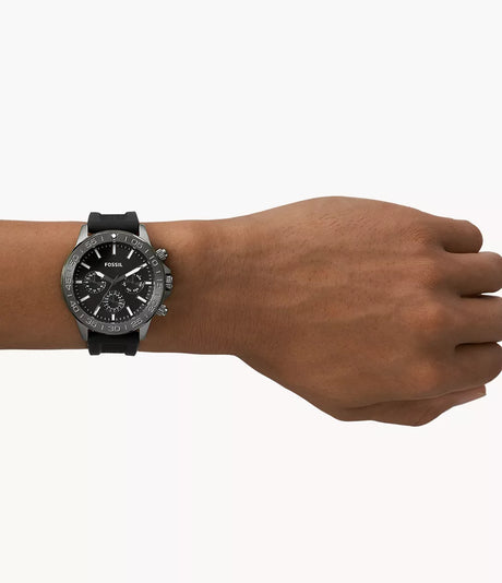 BQ2711 Reloj Fossil Bannon de hombre correa de resina 45 mm