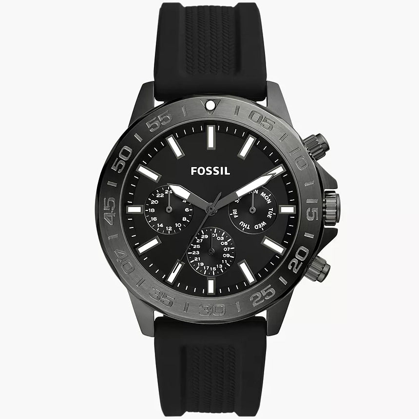 BQ2711 Reloj Fossil Bannon de hombre correa de resina 45 mm
