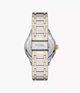 BQ2786SET Reloj Fossil Fenmore de caballero pulsera de metal más pulsera de cuero 44mm