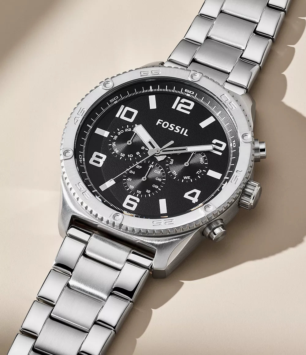 BQ2797 Fossil de hombre pulsera de acero inoxidable