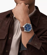 BQ2799 Fossil Brox de caballero pulsera de cuero