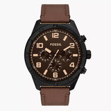 BQ2802 Fossil Brox de caballero pulsera de piel