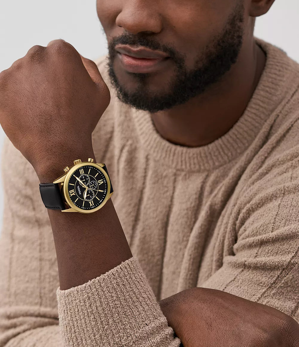 BQ2823 Fossil Flynn de hombre correa de piel