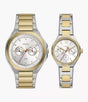 BQ2840SET Set de Relojes para Pareja Fossil Evanston