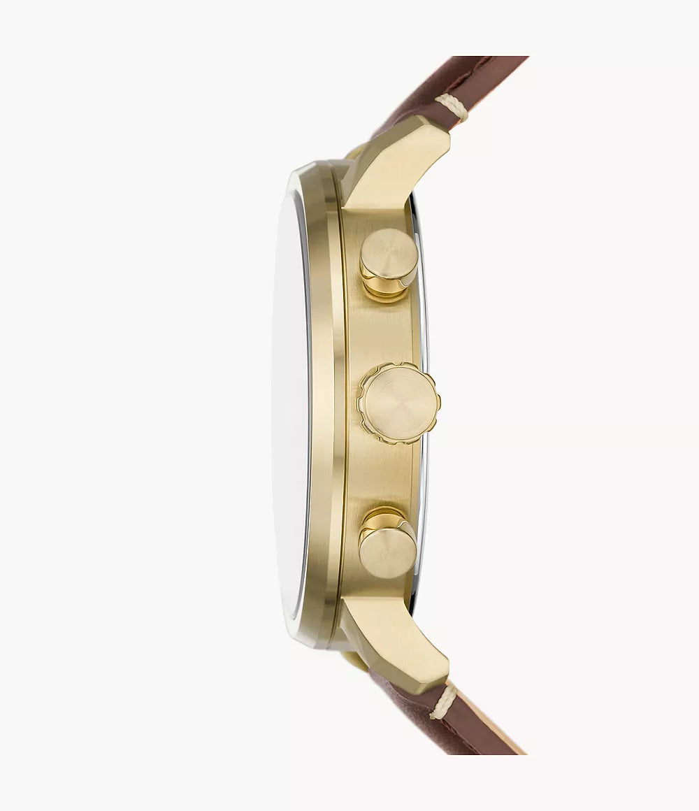 BQ2848 Fossil Rhett de hombre pulsera de cuero