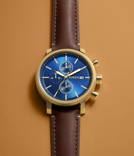 BQ2848 Fossil Rhett de hombre pulsera de cuero