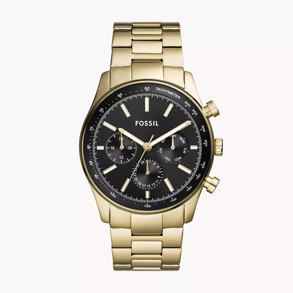 BQ2855 Fossil Sullivan de caballero pulsera de acero inoxidable