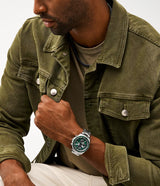 BQ2878 Fossil Autocross de caballero pulsera de metal