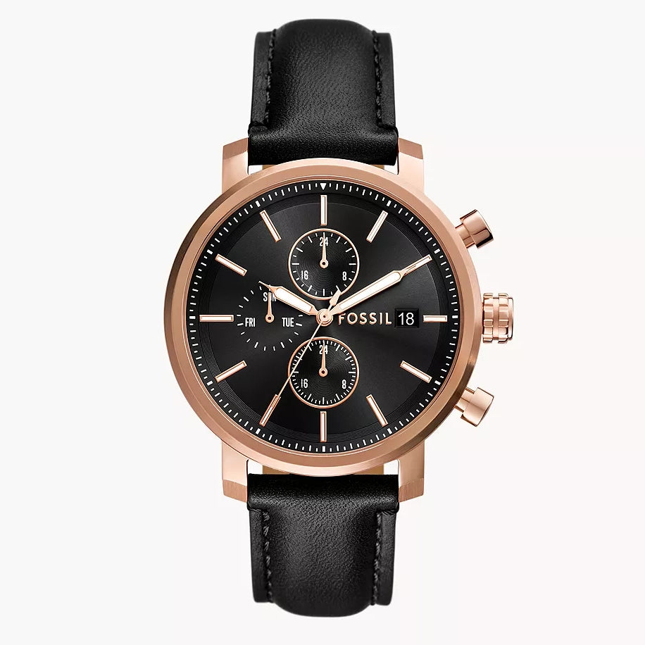 BQ2893 Fossil Rhett de hombre pulsera de cuero