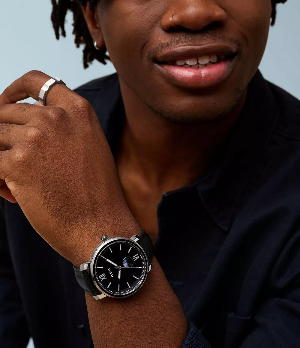 BQ2906 Reloj Fossil Rhett de hombre pulsera de cuero