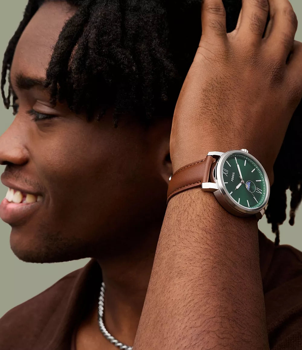 BQ2907 Reloj Fossil Rhett de piel de hombre 43 mm