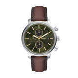 BQ2932 Reloj Fossil Rhett de hombre pulsera de cuero