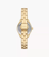 BQ3638 Fossil Rye de dama correa de metal