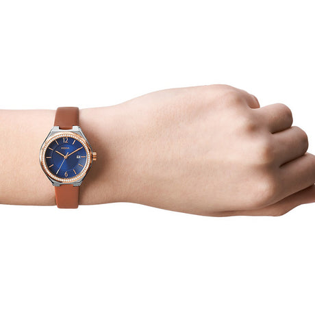 BQ3803 Reloj Fossil Eevie de dama banda de piel 30 mm