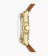 BQ3957 Reloj Reloj Fossil Eevie de dama pulsera de cuero 30 mm