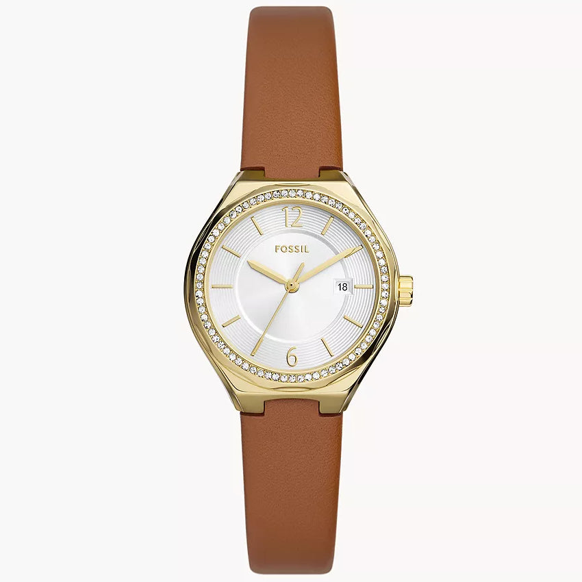 BQ3957 Reloj Reloj Fossil Eevie de dama pulsera de cuero 30 mm
