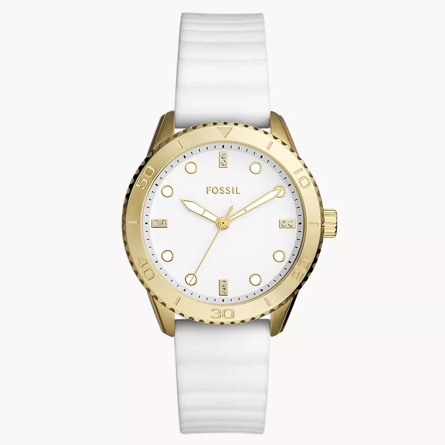 BQ3965 Fossil Dayle de dama pulsera de caucho