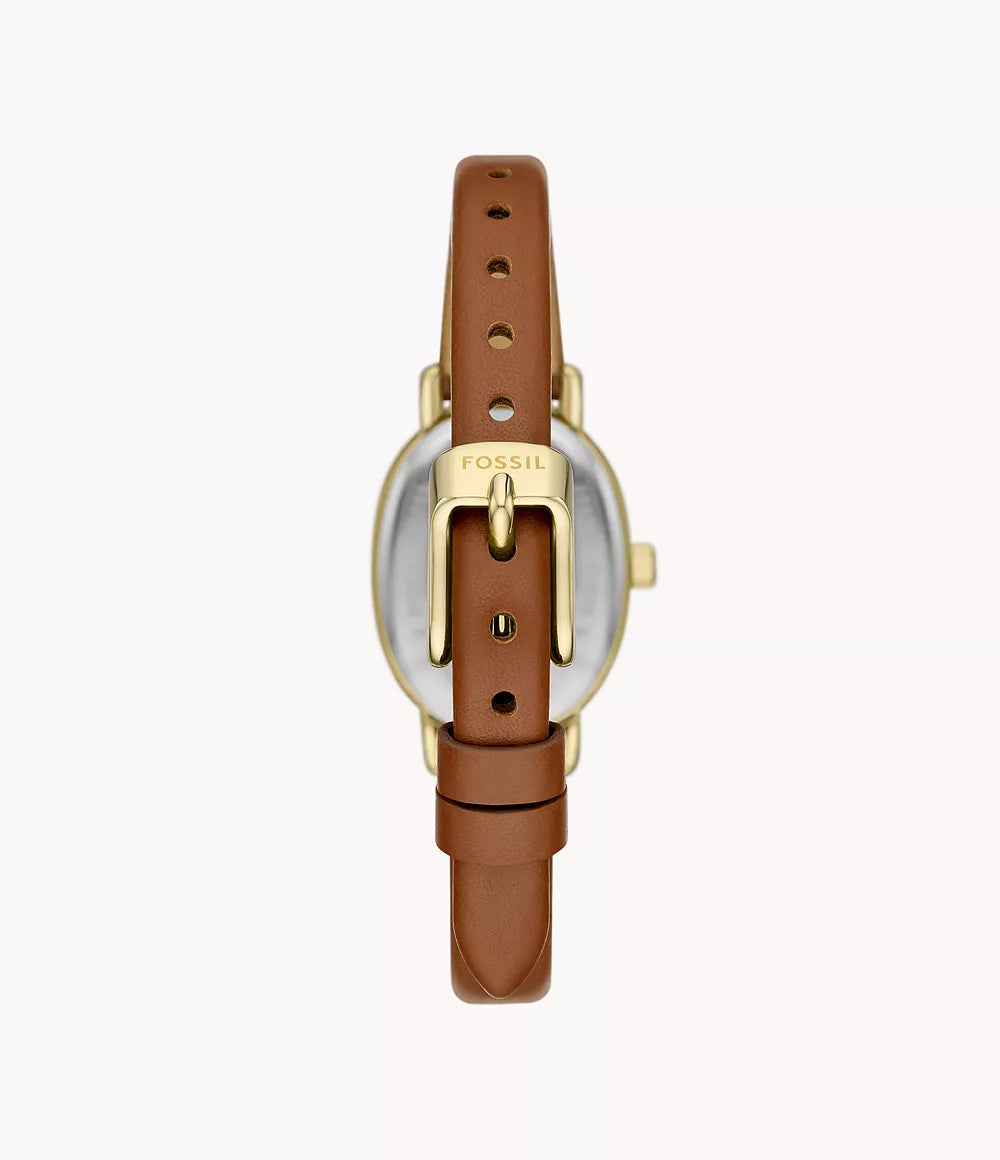 BQ3973 Reloj Fossil Prenny de dama pulsera de piel 23 mm