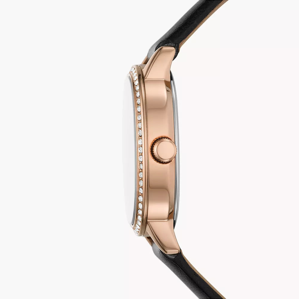 BQ3974 Reloj Fossil Prenny de mujer correa de piel 23 mm