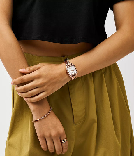 BQ3980 Reloj Fossil Colleen de mujer pulsera de metal 28 mm