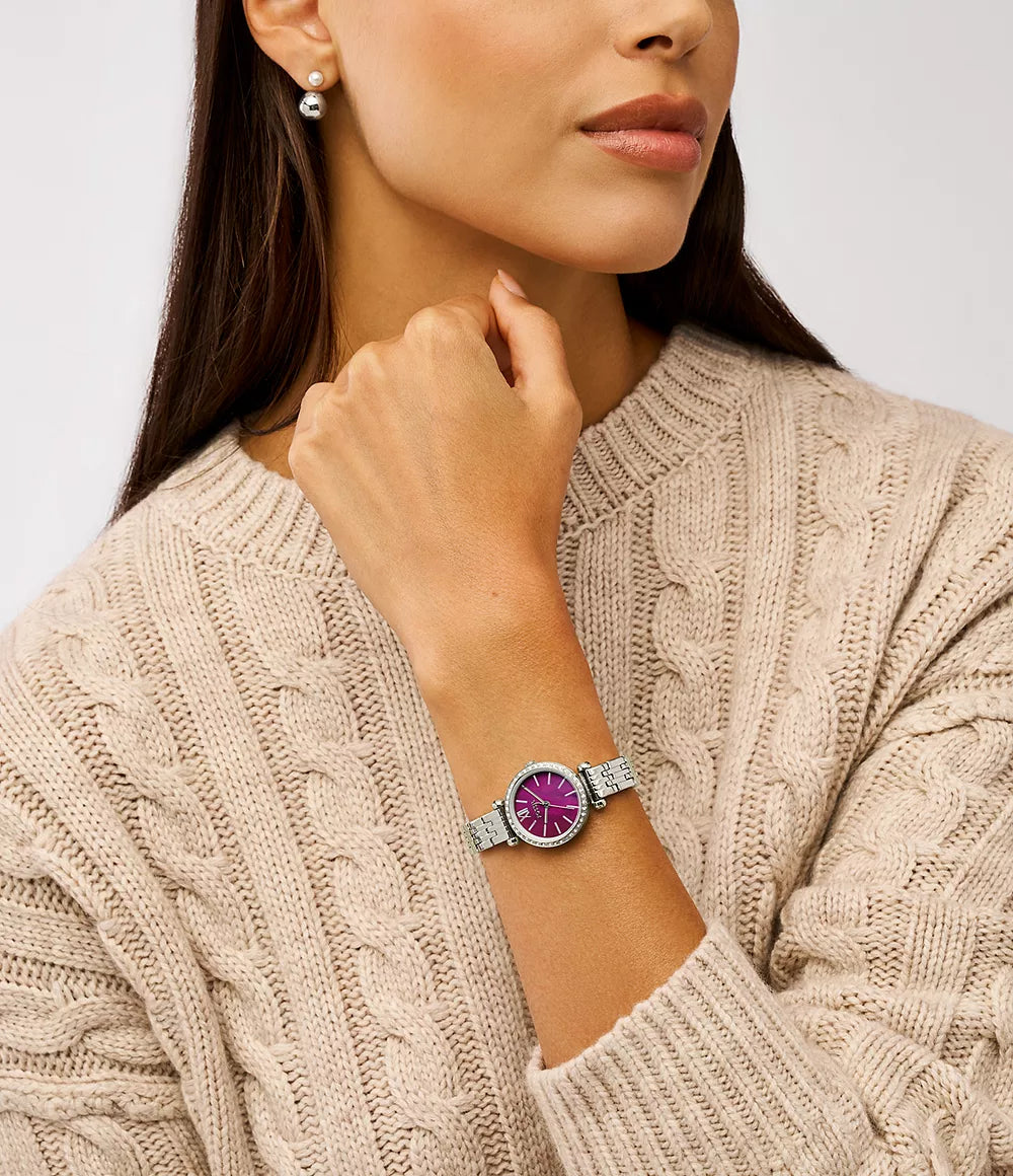 BQ3986 Fossil Tillie de dama pulsera de acero inoxidable