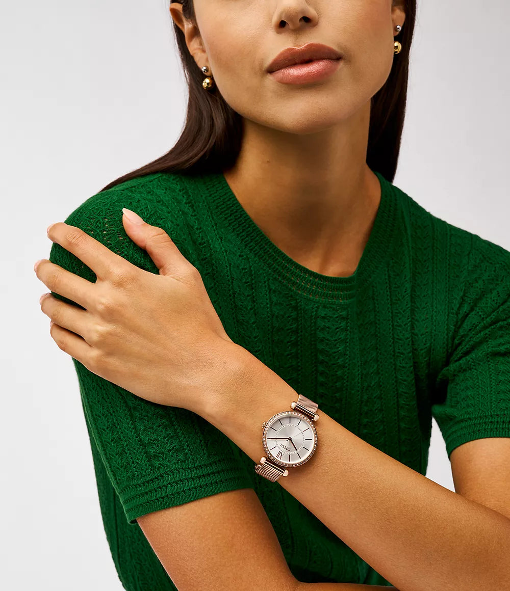BQ3989 Reloj Fossil Tillie de dama pulsera mesh 36 mm