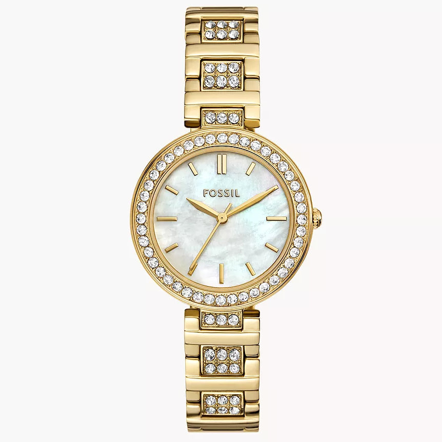 BQ5001 Reloj Fossil Karli de dama pulsera de metal 34 mm