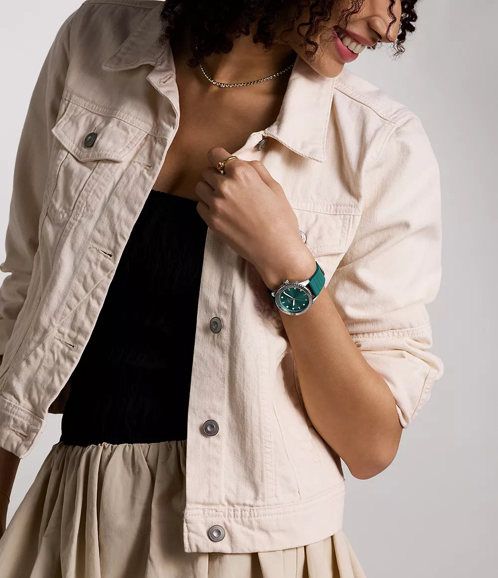 BQ5006 Fossil Dayle de mujer correa de resina