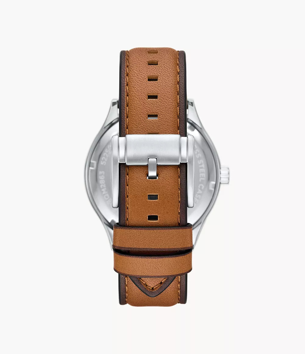 BQM2863 Fossil Fenmore de hombre pulsera de piel