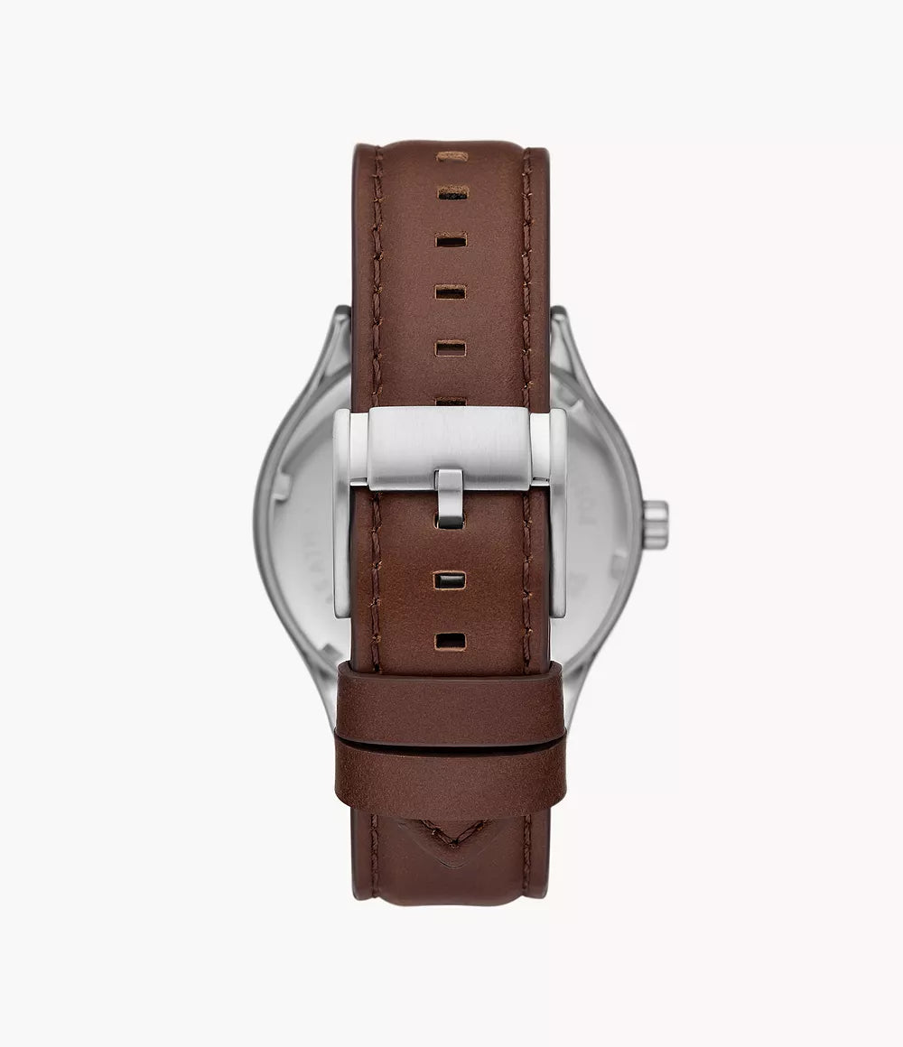 BQM2865 Reloj Fossil Fenmore de caballero pulsera de piel 44 mm